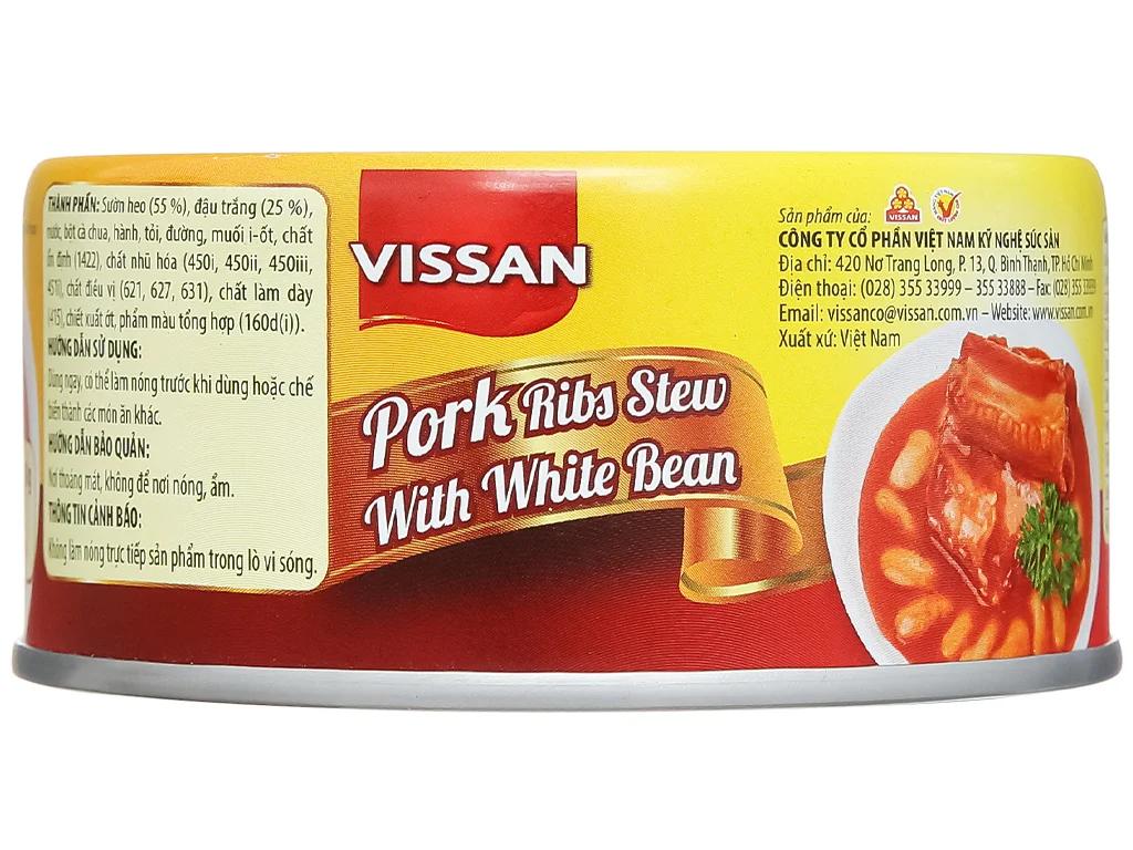 Sườn nấu đậu Vissan 170g