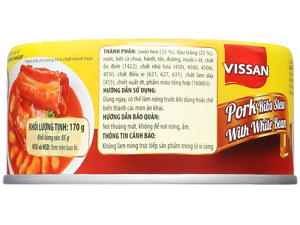 Sườn nấu đậu Vissan 170g