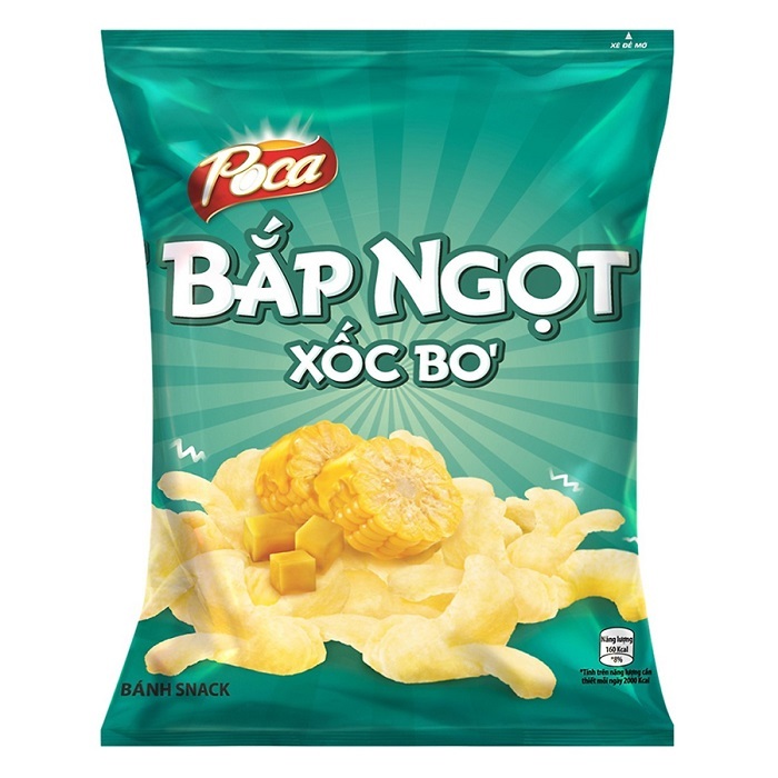 Bánh Snack Poca Bắp Ngọt 60g