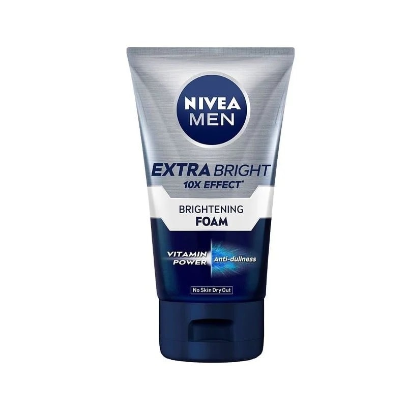Sữa rửa mặt Nivea Men Extra Bright 10x Effect 100g