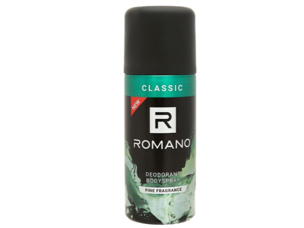 Xịt ngăn mùi toàn thân Romano classic 150ml