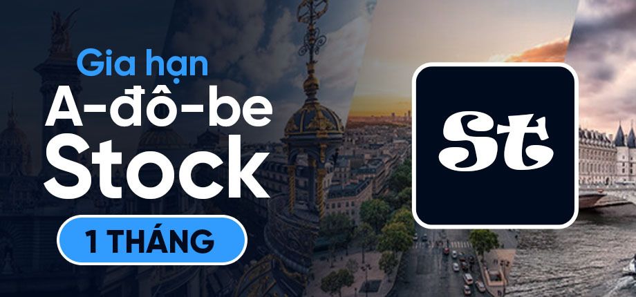 Gia hạn A-đô-be Stock 750 Standard License - 1 tháng