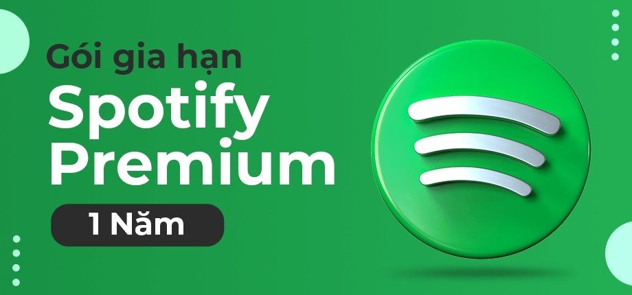 Nâng cấp Spotify Premium 01 năm 1 slot
