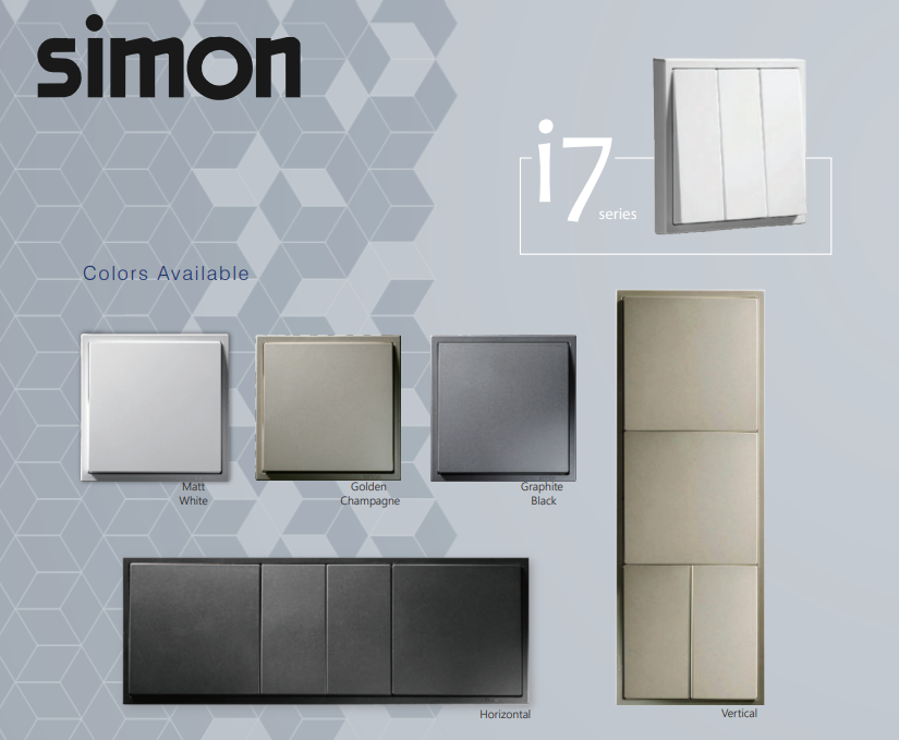 Bảng giá Thiết bị điện, công tắc ổ cắm điện Simon i7 từ 05_05_2025