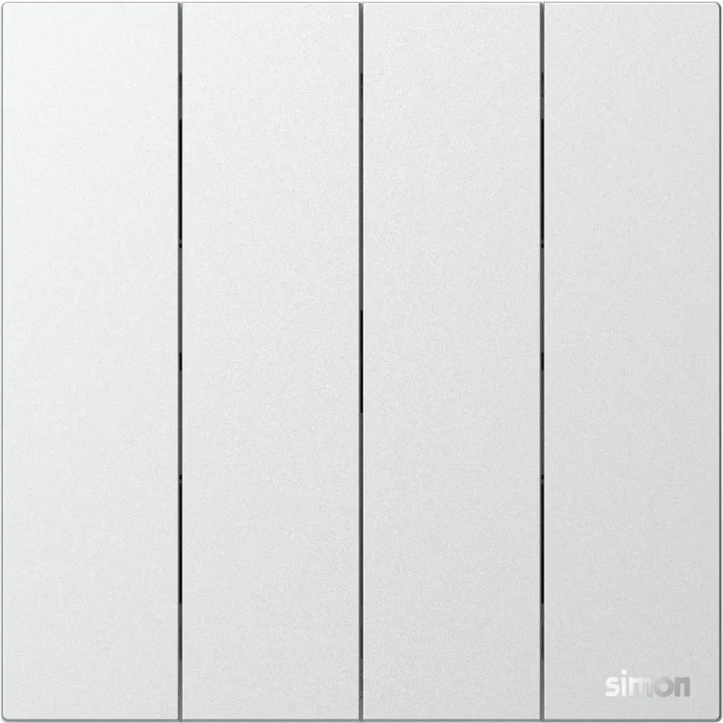 M7 AIR- Bộ công tắc bốn 2 chiều (Platinum Sliver) Simon M7 661042-6R