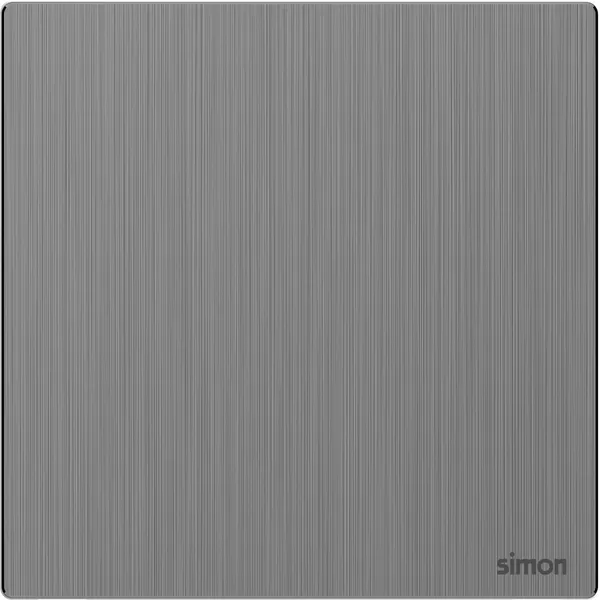 M7 Metal- Bộ nút che trơn (Brushed Grey) Simon M7 661000M-2B