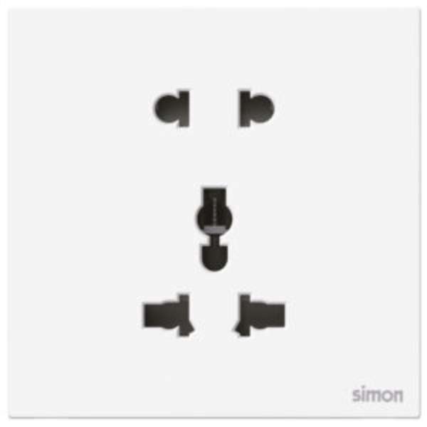 M7 AIR- Bộ ổ cắm 2 chấu + 3 chấu đa năng (10A 250V) Simon M7 661080