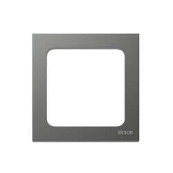 Khung viền Đơn vuông (SQUARE) màu Grey Simon S20 820810-21