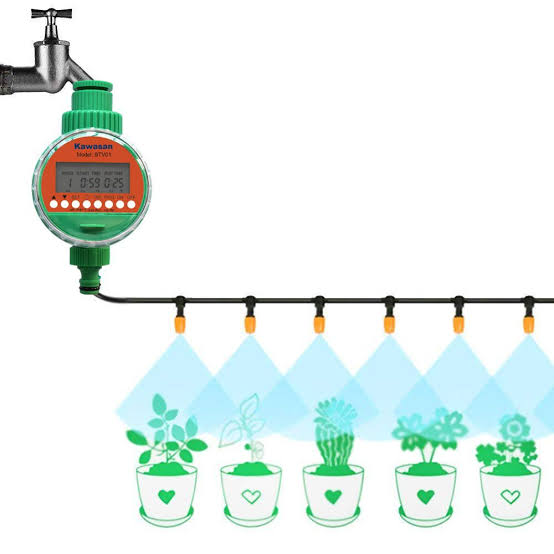 Thiết bị, Van hẹn giờ tưới cây tự động dùng Pin Kawasan BTV01