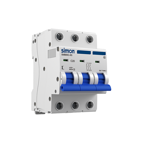 Aptomat dòng cắt 6000A 3P MCB 6k 3P 32A Simon SMB65C-63C32/3