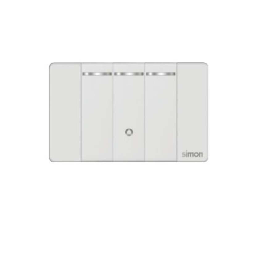 Simon K9 - Bộ công tắc 20A có đèn + 2 công tắc 1 chiều S 592023