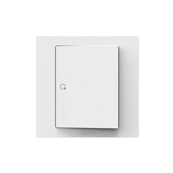  Bộ công tắc đơn 2 chiều 16AX chuẩn vuông màu trắng Simon S5 S5112