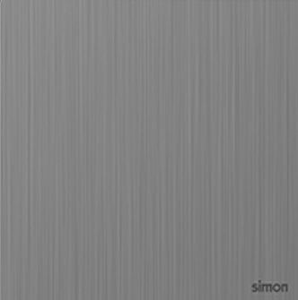 M7 Metal- Bộ công tắc 20A 2 cực có đèn LED (Brushed Grey) Simon M7 662023M-2B