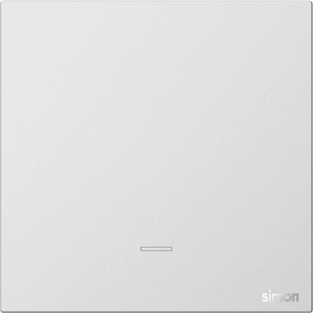 M7 AIR- Bộ công tắc 20A 2 cực có đèn LED (With earth bond) (Platinum Sliver) Simon M7 662025-6R