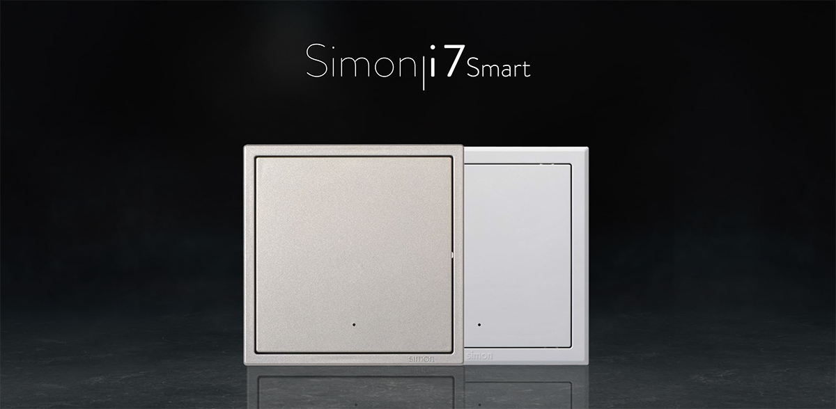  Module công tắc đơn màu Xám（12VDC，RS485） Simon 70E645-61