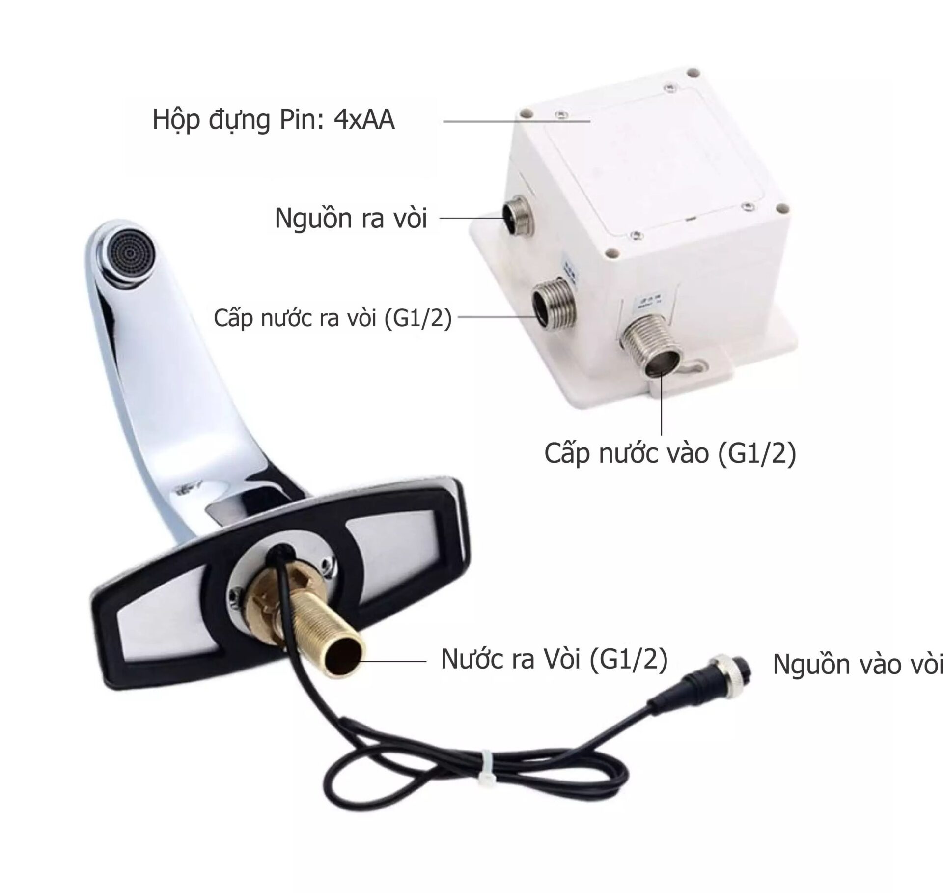 Vòi Rửa Tay Cảm Ứng KAwasan KW-8505