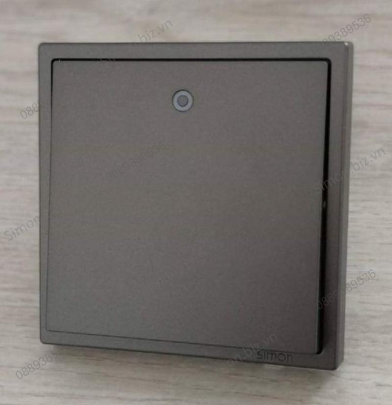 Module Công tắc đơn 32A, 1 chiều có đèn LED màu Xám Simon i7 703223-61