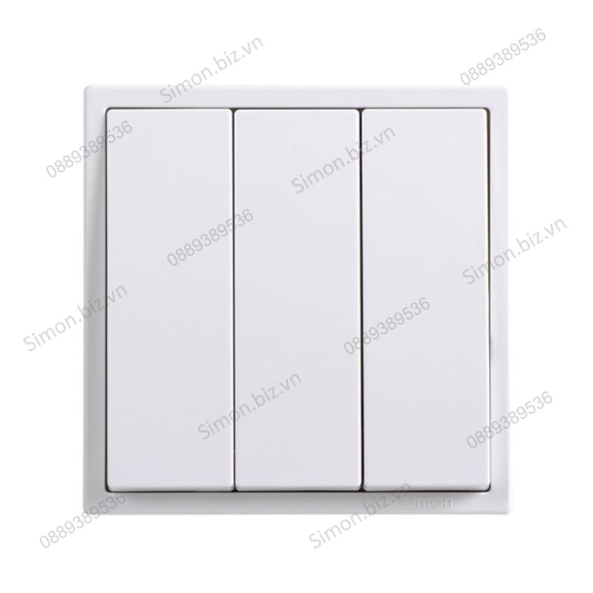 Module công tắc ba 1 chiều màu trắng Simon i7 701031