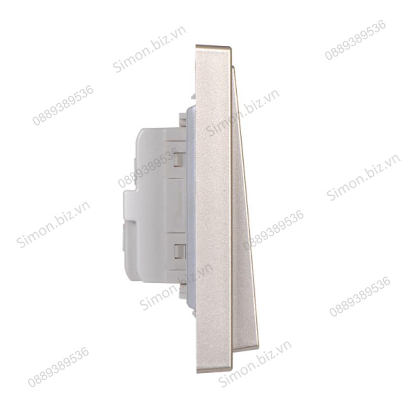 Module công tắc nhấn nhả, nút nhấn đơn màu Sâm Panh Simon i7 701011F-46