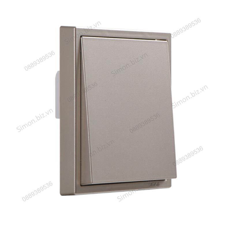 Module công tắc đơn, 2 chiều lắp đế chuẩn vuông màu Sâm Panh Simon i7 701012-46