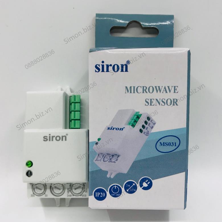 Công tắc cảm ứng rada vi sóng cảm ứng chuyển động Siron Sr-MS031
