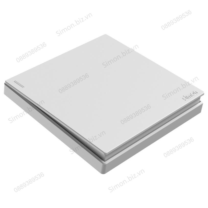 Bộ Công tắc trung gian đơn màu trắng mặt chuẩn vuông simon S6 581026
