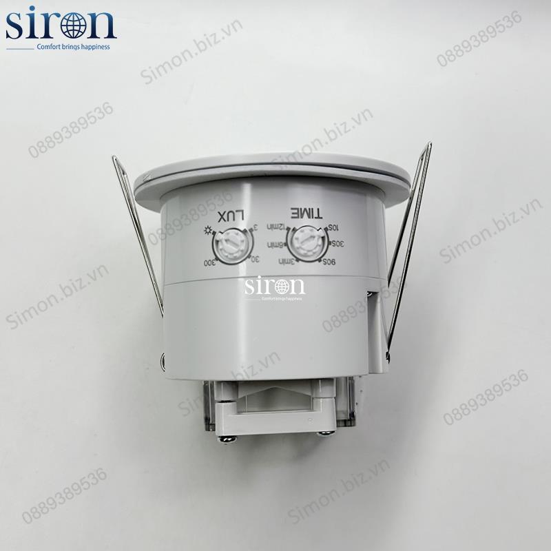 Công tắc cảm ứng hiện diện lắp âm trần tròn Siron SR-MSB002