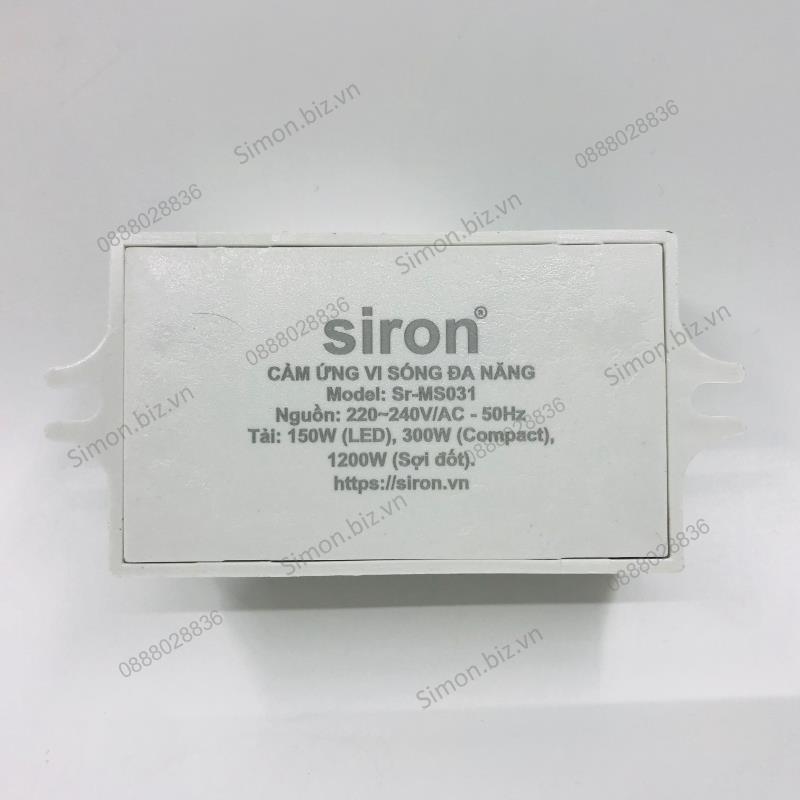Công tắc cảm ứng rada vi sóng cảm ứng chuyển động Siron Sr-MS031