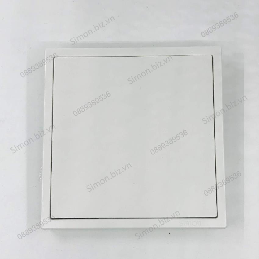 Module mặt che trơn, mặt bịt cho công tắc ổ cắm vuông màu trắng Simon i7 701000