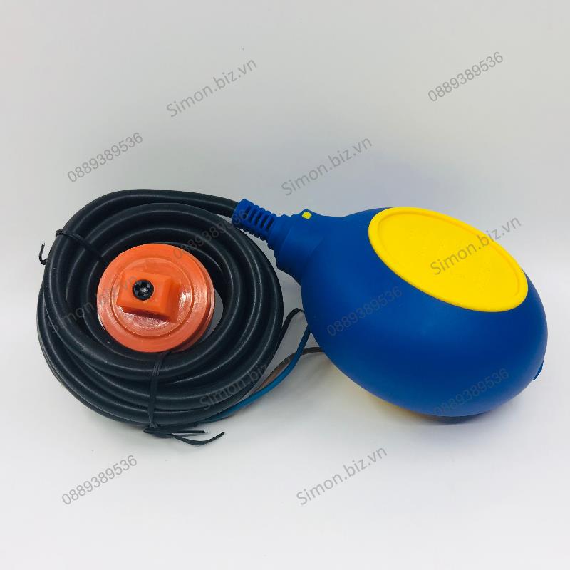 Công tắc phao điện chống tràn và chống cạn kín nước Cáp dây 2m Siron SR-FSW-T-2M
