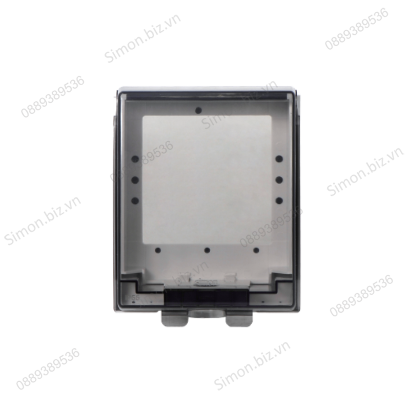 Mặt che chống nước IP55 chuẩn vuông cao cấp cho ổ cắm, công tắc Simon S258