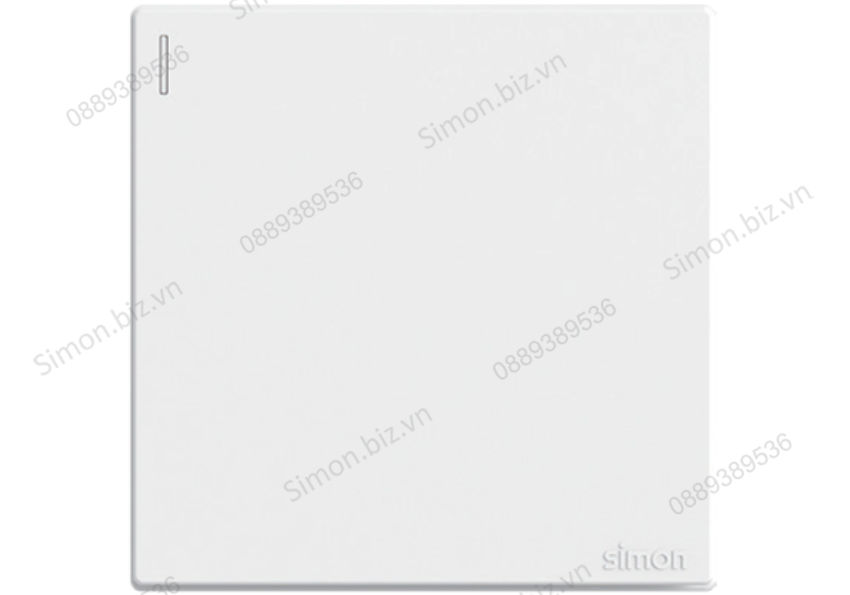 Bộ Công tắc trung gian đơn màu trắng mặt chuẩn vuông simon S6 581026