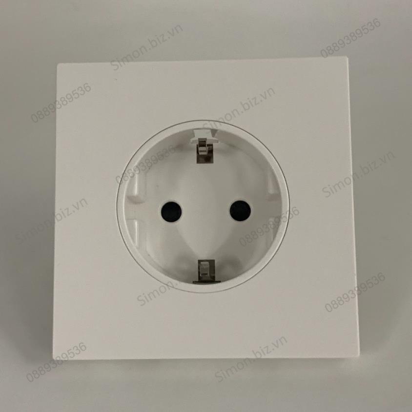 Module ổ cắm đơn schuko 16A màu trắng Simon i7 701687