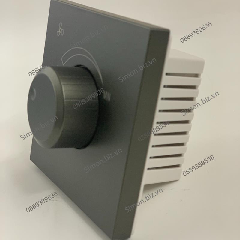 Module chiết áp quạt 200W màu xám Simon i7 70E201-61