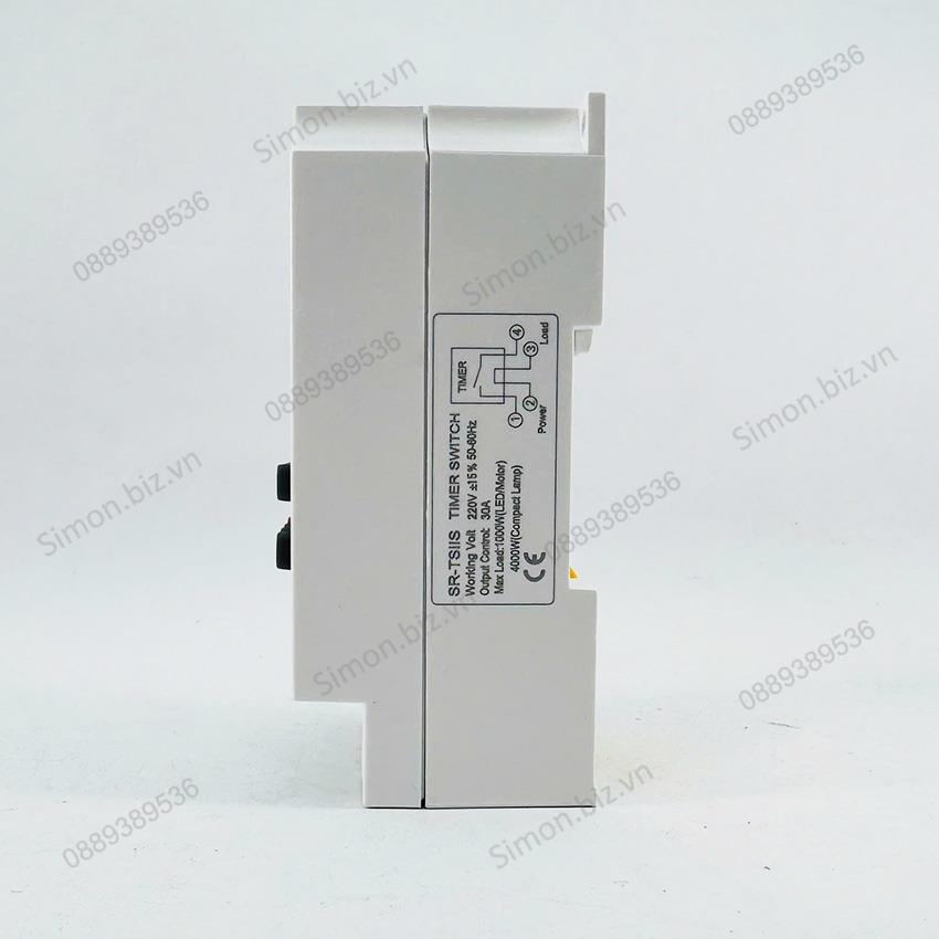 Công tắc hẹn giờ kỹ thuật số tối thiểu giây Siron SR-TS11S