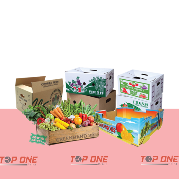 Vì sao nên chọn thùng carton sóng đựng rau khi sản xuất