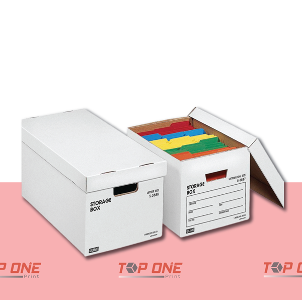 Thùng carton đựng hồ sơ - Giải pháp lưu trữ tài liệu hiệu quả trong văn phòng.