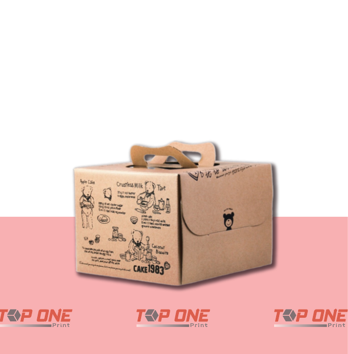 In vỏ hộp bánh sinh nhật