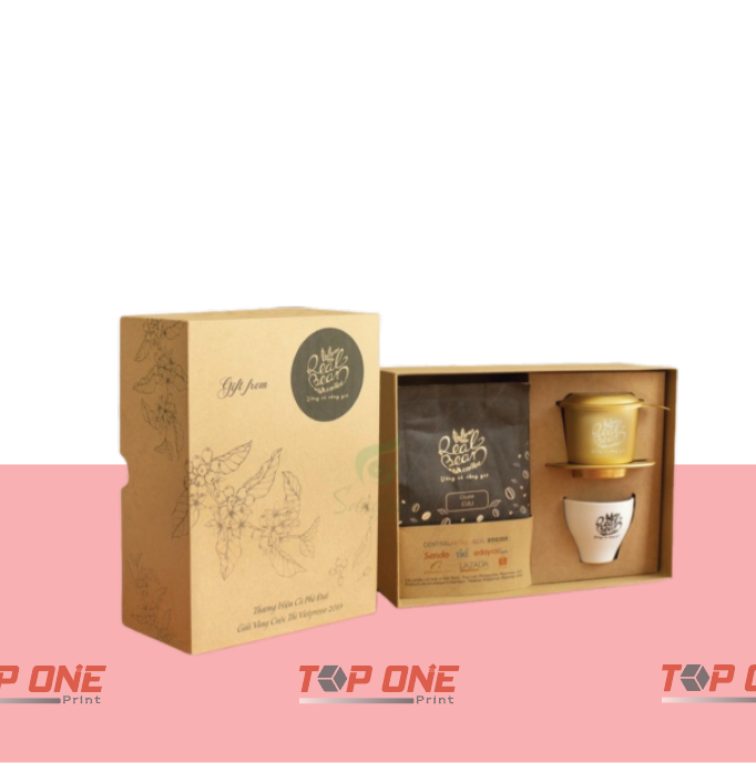 In ấn hộp giấy đựng cà phê