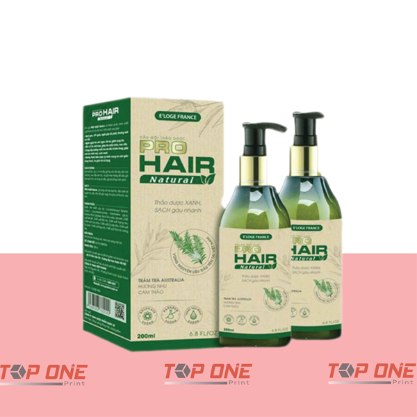 In ấn hộp giấy đựng dầu gội