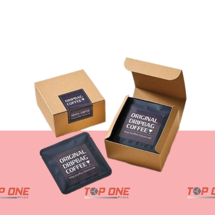 In ấn hộp giấy đựng cà phê
