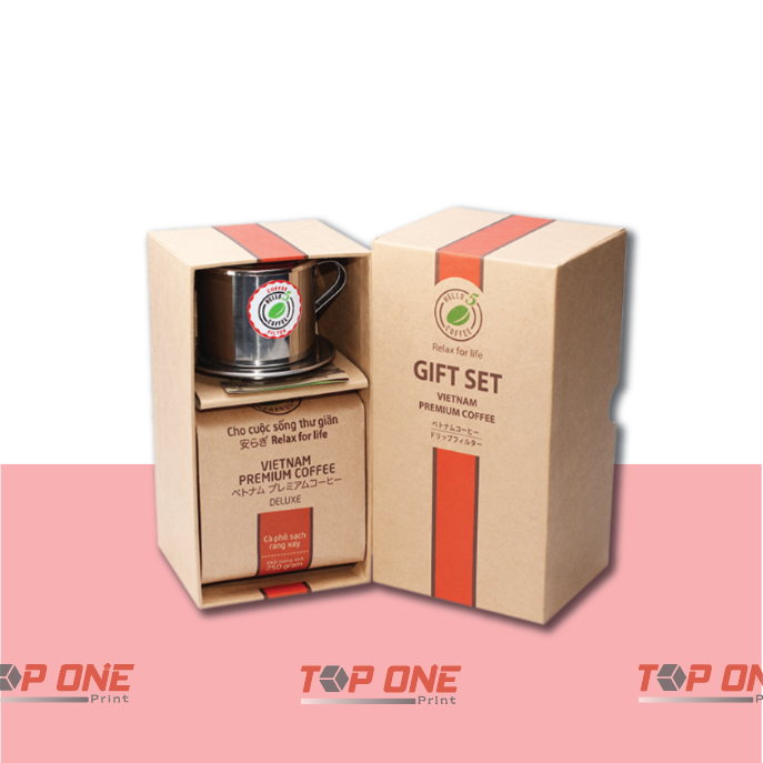 In ấn hộp giấy đựng cà phê