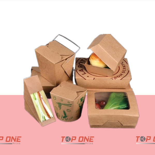 Hộp giấy đựng thức ăn