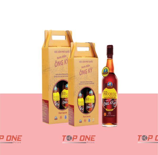 Hộp carton sóng đựng nước mắm