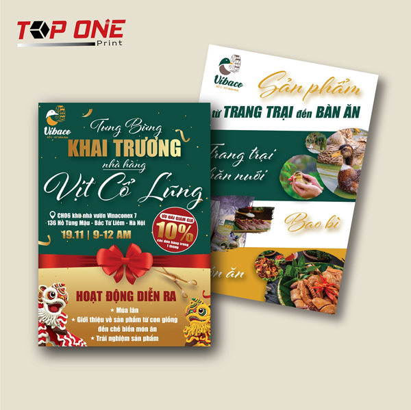 In ấn tờ rơi