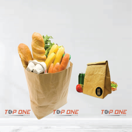 Túi giấy kraft đựng rau củ