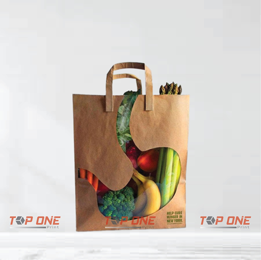 Túi giấy kraft đựng rau củ