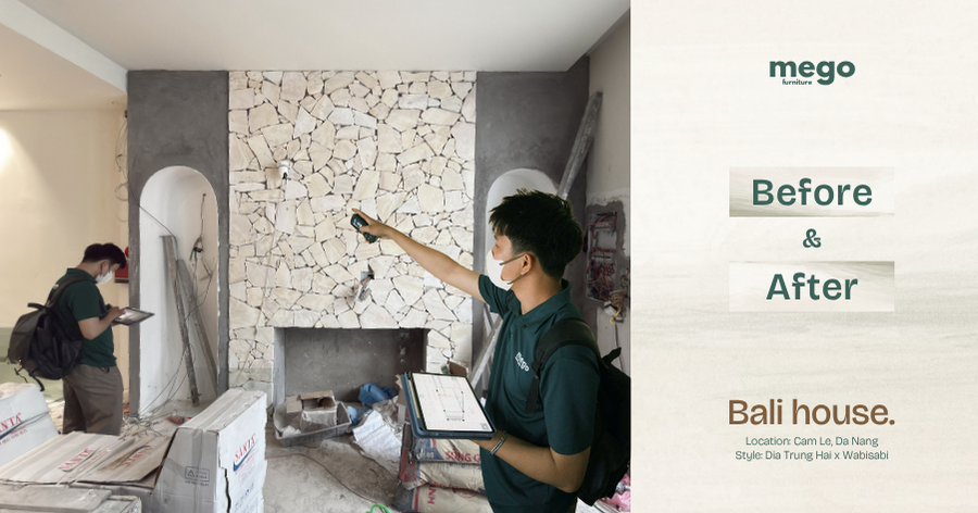 Before & After: Thi Công Nội Thất Nhà Phố Bali House Tại Đà Nẵng
