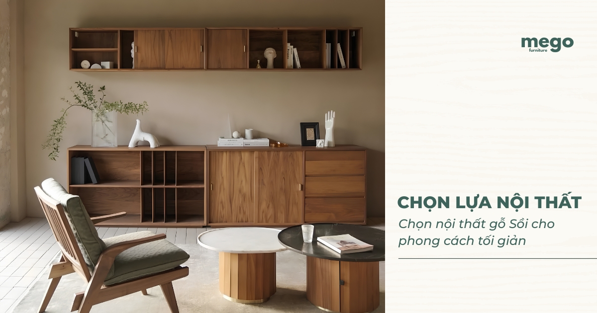 Cách chọn nội thất gỗ sồi phong cách tối giản cho căn nhà trong mơ