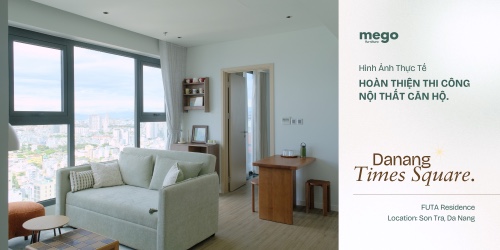 Thi Công Nội Thất Đà Nẵng | Hoàn Thiện Căn Hộ 1 Phòng Ngủ Da Nang Time Square – FUTA Residence